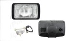 Proiector auto Wesem 12/24V rectangular bec H3 partea stanga/dreapta 156x92x85mm sticla alba, cu lumina de ceata, 1 buc