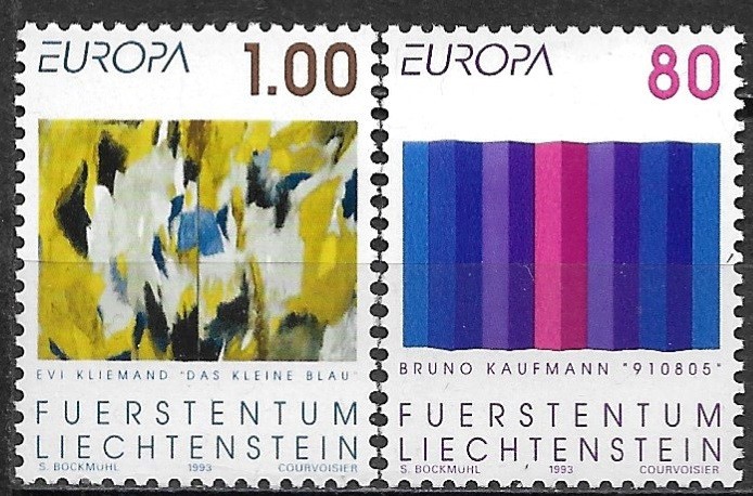 C3702 - Liechtenstein 1993 - Europa 2v..neuzat MNH ,serie completa