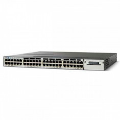 Switch Cisco Catalyst WS-C3750X-48P-S Layer 3 48 x 10/100/1000 Ethernet PoE 2 X 1100W