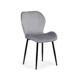 Scaun living si bucatarie BUC 248U, ergonomic, catifea, picioare metalice, 110 kg