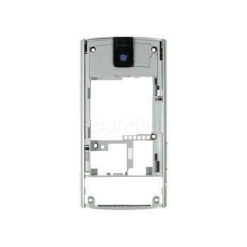 Nokia X3 Middlecover Silver foto