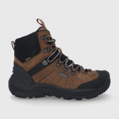 Keen Pantofi Revel IV Mid Polar bărbați, culoarea maro