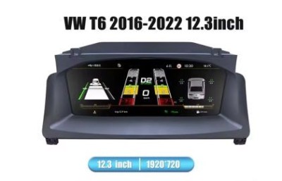 Ceasuri electronice digitale FULL HD VW T6 2016-2020 CarStore Technology foto