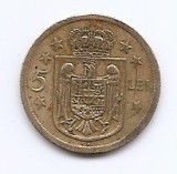 Romania 5 Lei 1930 KN - Mihai I, Alama, 21 mm, KM-48