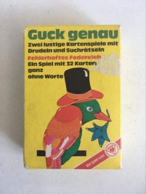 Carti de joc Guck Genau, foto