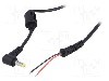 Cablu alimentare DC, cabluri, DC 5,5/1,7 mufa, negru, 1,2m, AKYGA - AK-SC-03