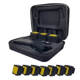 Cumpara ieftin Pistol taser cu electrosoc, 10 rezerve, toc inclus