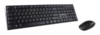 Kit tastatura + mouse Serioux NK9800WR, wireless 2.4GHz, US layout, foto
