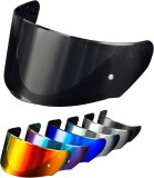 Vizieră de &icirc;nlocuire pentru caschi LS2 modele FF320 FF353 FF328 FF800 &ndash; Fumată Negru &Icirc;ntunecat