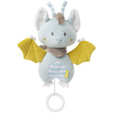 BABY FEHN Music Box Little Castle Bat jucărie suspendabilă contrastantă cu melodie 1 buc