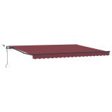 Cumpara ieftin Copertina electrica cu LED si senzor 4,5 x 3 m Maro