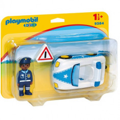 Figurina Playmobil Masina de Politie - 1.2.3 foto