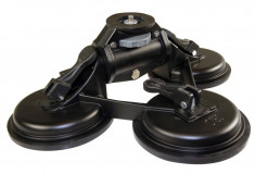 Ventuza tripla Rig pentru fixarea camerei pe masina