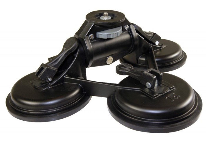 Ventuza tripla Rig pentru fixarea camerei pe masina