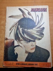 revista mariana 16-30 ianuarie 1946-traiul in doi,moda,tinute,retete,tenul