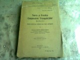 TEORIA SI PRACTICA COMPENSAREI TRIANGULATIILOR - STEFAN PARASCHIVESCU (CU DEDICATIA AUTORULUI)