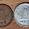 Pakistan -set de colectie exotic- 1 rupee 2006 &amp; 2008 bronz aluminiu - superbe !