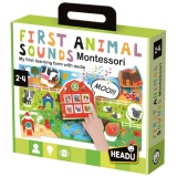 Cumpara ieftin Headu - Montessori sa ascultam sunetele animalelor