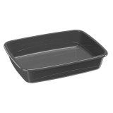 Toaletă pentru pisici fără &icirc;mprejmuire gri 46 x 35 x 10 cm, Ferplast