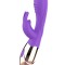 Vibrator Rabbit Viora 10 Moduri Vibratii Silicon USB Mov/Auriu 19.5 cm