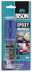 Adeziv bicomponent - BISON - Epoxy Universal 2 x 12 ml foto