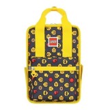 Cumpara ieftin Rucsac Casual LEGO Tribini Fun Small - design Heads and Cup, galben