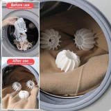 Set 4 bile reutilizabile MagicBall pentru masina de spalat, previne incurcarea si uscarea rapida a hainelor, 4.5 x 3 cm, Oem