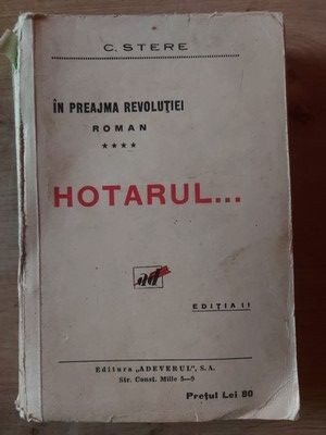 Hotarul... (ed. II) - C. Stere foto