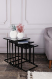 MASUTA DE CAFEA Zen Nesting Table, Aur, 35x46x35 cm