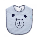 Cumpara ieftin Baveta din bumbac BabyJem Cute animals (Culoare: Gri)