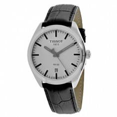 Ceas barbatesc Tissot T1014101603100, Negru, Piele, Quartz foto