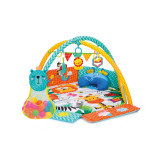 Covoras de joaca cu activitati Jungla 120x120 cm Fillikid