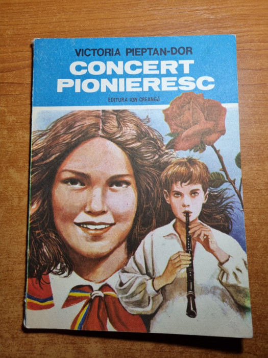 carte pentru copii - concert pionieresc - victoria pieptan dor - din anul 1989