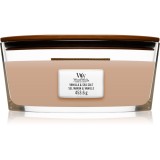 Woodwick Vanilla &amp; Sea Salt lum&acirc;nare parfumată cu fitil din lemn (hearthwick) 453.6 g