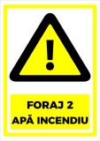 Semn pentru foraj 2 apa potabila