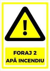 Semn pentru foraj 2 apa potabila foto
