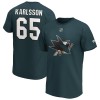 San Jose Sharks tricou de bărbați Erik Karlsson Iconic Name &amp;amp; Number Graphic - S, Fanatics Branded