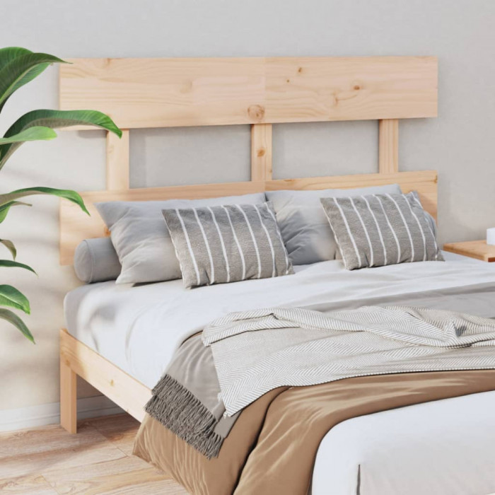 Tăblie de pat, 164x3x81 cm, lemn masiv de pin