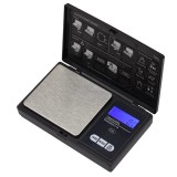 Cantar digital de buzunar IdeallStore&reg;, Special Weight, afisaj LCD, protectie plastic, 13 cm, 500g maxim, negru