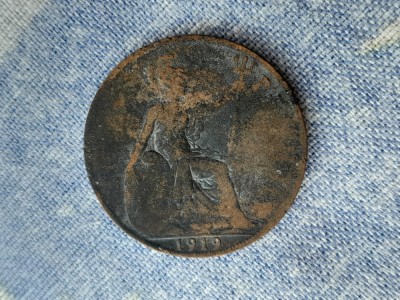 ONE PENNY 1919 - MAREA BRITANIE foto