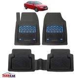 Covorașe Universale Tip Tăviță TEAMCAR&reg; Audi A4 B6 Sedan (2000&ndash;2004), Set 5 Bucăți, Blue, Cauciuc