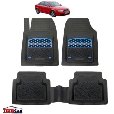 Covorașe Universale Tip Tăviță TEAMCAR&reg; Audi A4 B6 Sedan (2000&ndash;2004), Set 5 Bucăți, Blue