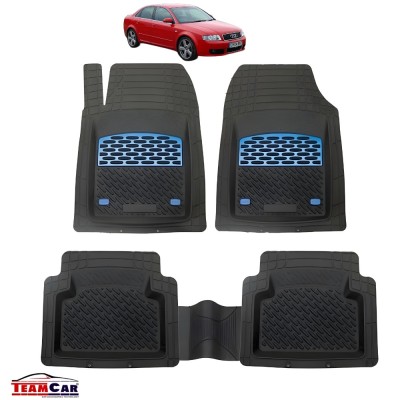 Covorașe Universale Tip Tăviță TEAMCAR&amp;reg; Audi A4 B6 Sedan (2000&amp;ndash;2004), Set 5 Bucăți, Blue foto