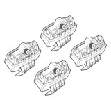 Kit montaj bare plafon C227 pentru Audi A1 Sportback si Citycarver