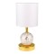 Veioza cu suport sferic, Alb, 27 cm, 2121H-1