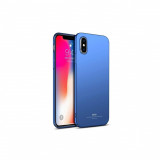 Cumpara ieftin Husa Compatibila cu Apple IPhone XS,IPhone X + Folie Protectie Sticla - MSVII Albastra, Albastru, Carcasa