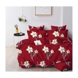 Cumpara ieftin Lenjerie de Pat Bumbac Finet cu 6 Piese Pentru Pat Dublu - SUZ44