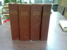 Istoria Rominiei 4 volume foto