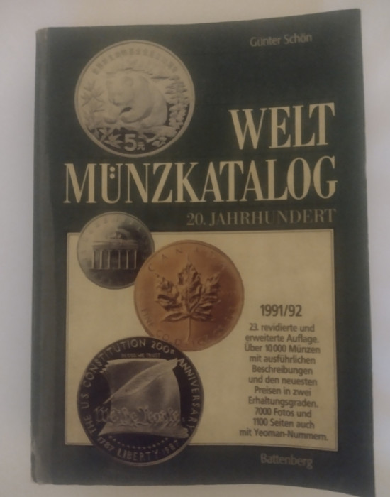 Catalog monezi Battenberg ediția 1991/92
