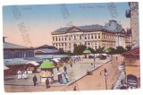 2122 - CRAIOVA, Justice Palace, Market, Romania - old postcard - used - 1912